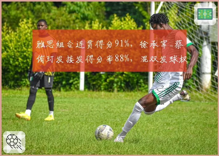 雅思组合连贯得分91%，徐承宰_蔡侑玎发接发得分率88%，混双发球权成胜负手？
